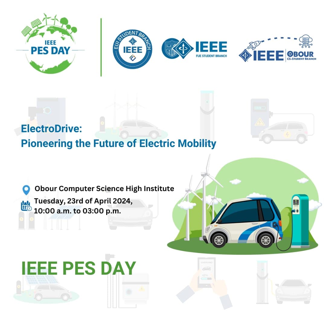 IEEE PES DAY | ElectroDrive event banner