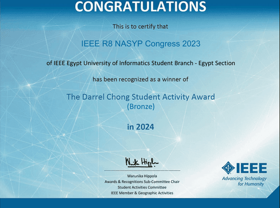 IEEE EUI award 1 of 4
